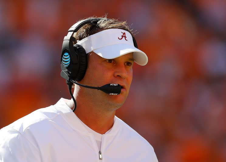 Lane Kiffin was named Florida Atlantic's new head coach Monday. (Getty)