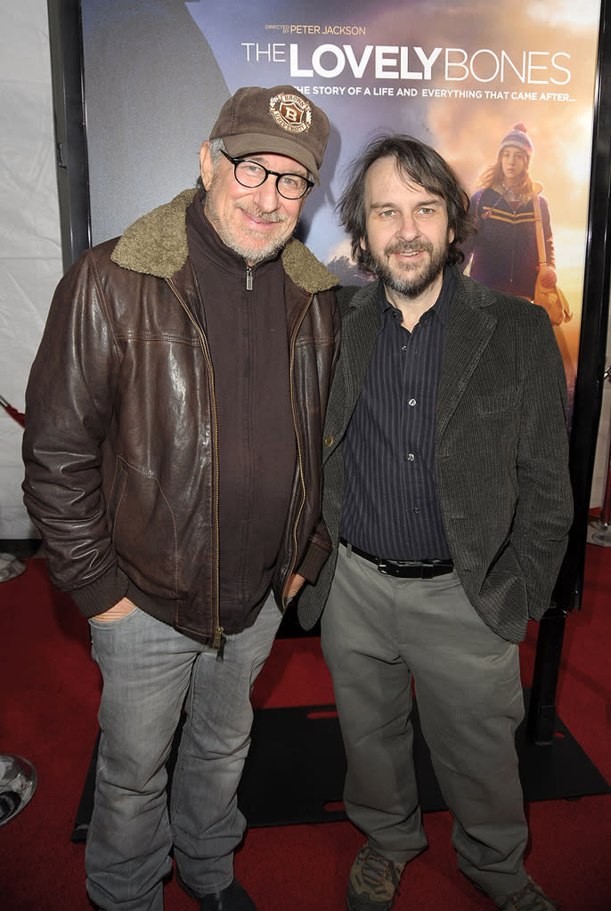 The Lovely Bones LA Premiere 2009 Steven Spielberg Peter Jackson