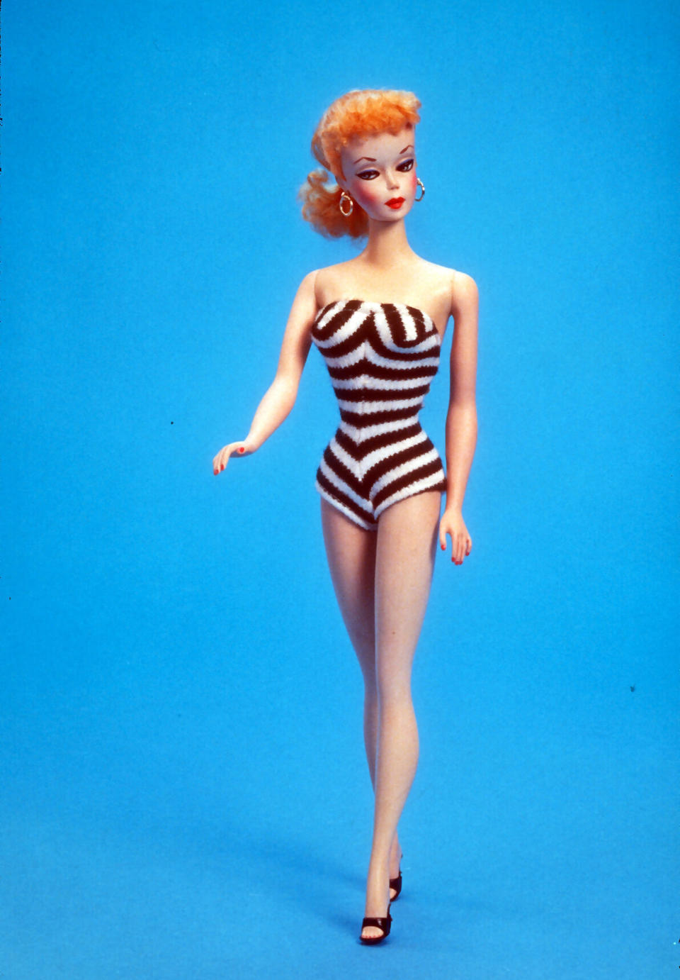 A photo of the original Barbie, launched in March 1959 by American businesswoman Ruth Handler.