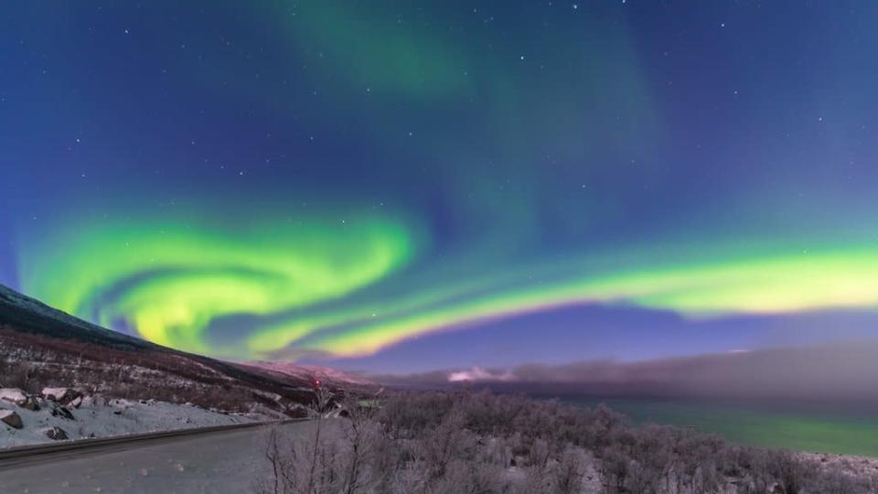 Aurora boreal en Abisko