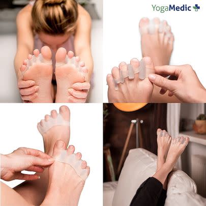 Add these silicone separators to your basket if your toes feel as though they're overlapping whenever you wear shoes.