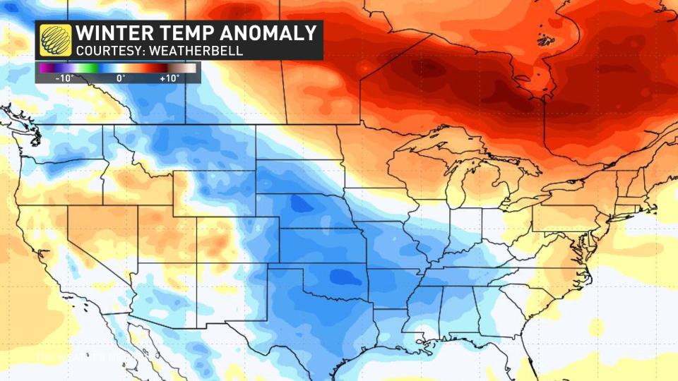 Winter Temp Anomaly 2023-24