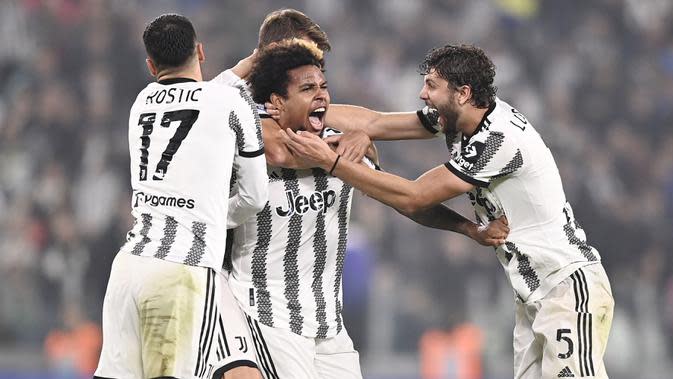 Juventus tampil beringas saat menjamu Empoli dalam laga Serie A 2022/2023 giornata 11 yang digelar di Stadion Allianz, Sabtu (22/10/2022). (Fabio Ferrari/LaPresse via AP)