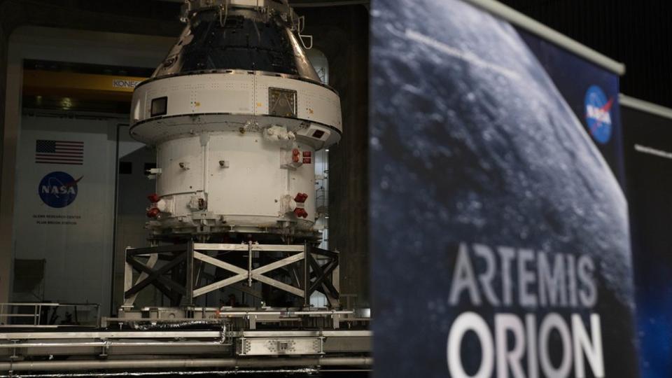 La nave espacial Orion de la misión Artemis de la NASA