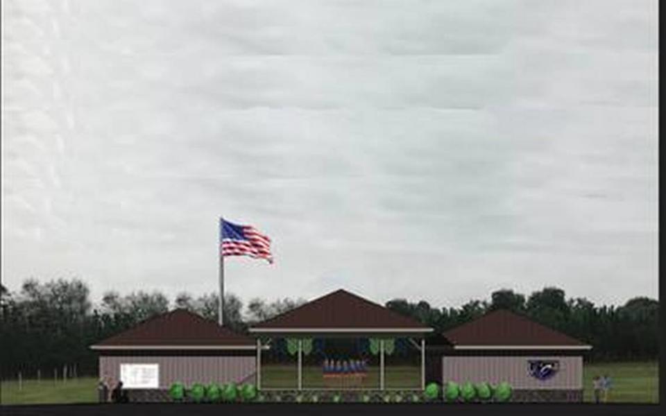 A rendering of the new building for Middle Georgia State’s cross country course, which could bring in $1 million of tourism money when built.