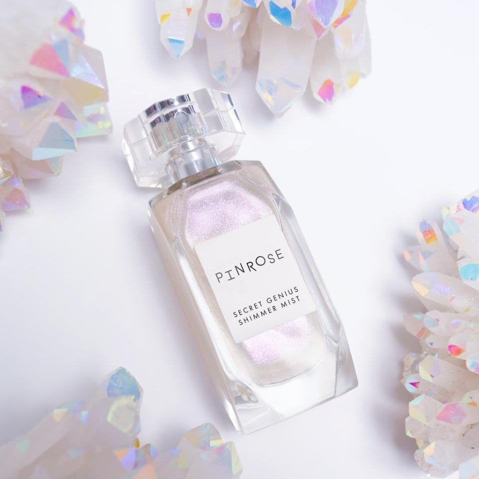 This twinkly mist is deliciously layered with scents of floral, vanilla and caramel. One whiff, and you'll wish you were dining al-fresco at a cliff-side cafe in Santorini. Get it <a href="https://www.sephora.com/product/secret-genius-shimmer-mist-P428263?skuId=2038636&amp;icid2=products%20grid:p428263" target="_blank">here</a>.&nbsp;