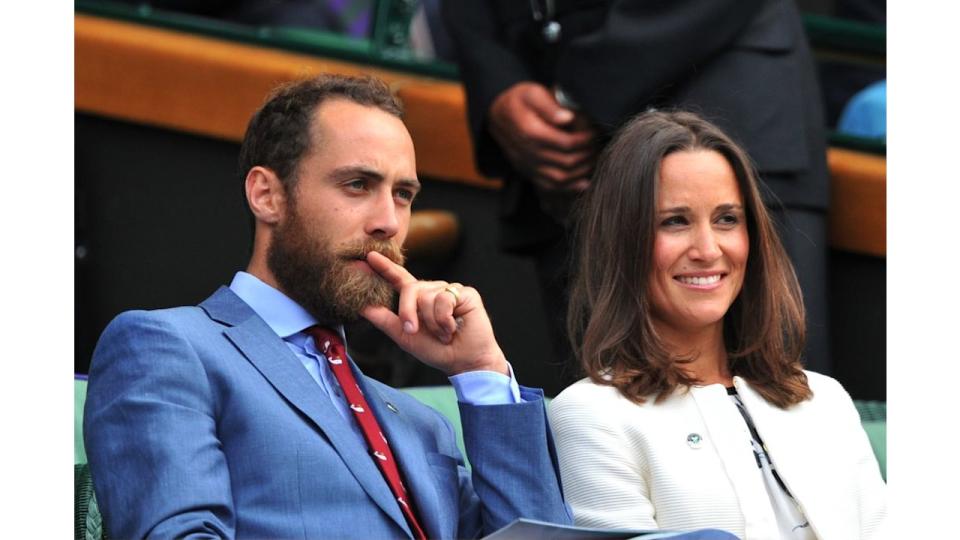 Pippa and James Middleton at Wimbledon in 2014