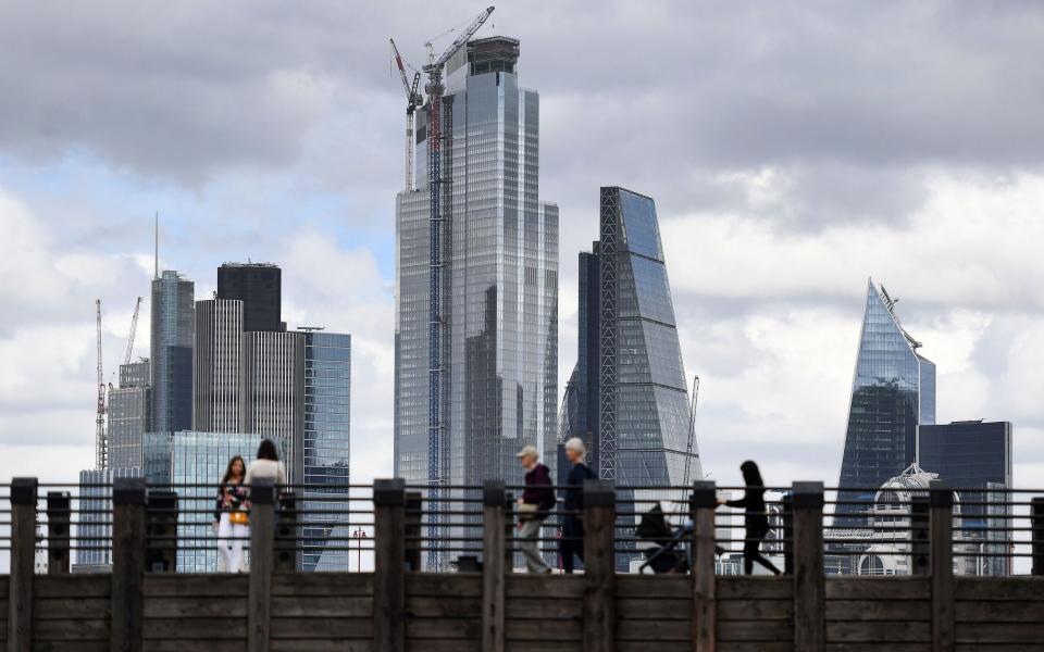 The City of London  - ANDY RAIN/EPA-EFE/REX 