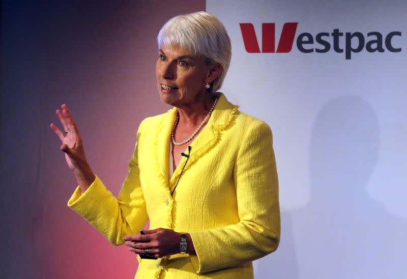 Westpac Banking Corp Chief Executive Officer Kelly speaks during a media conference in Sydney