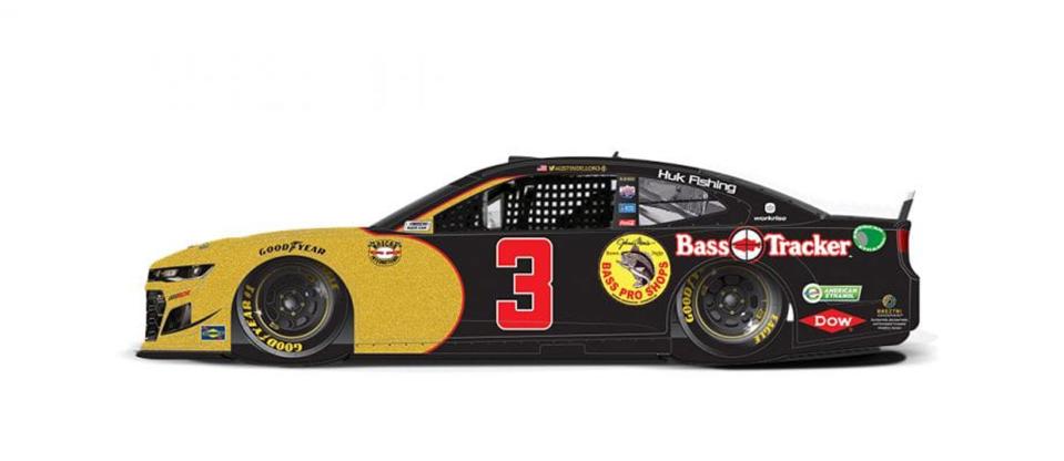 Austin Dillon No. 3 Bass Pro Shops Chevrolet.