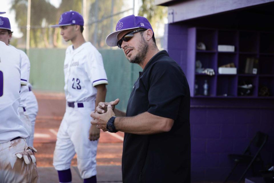 Queen Creek coach Mikel Moreno