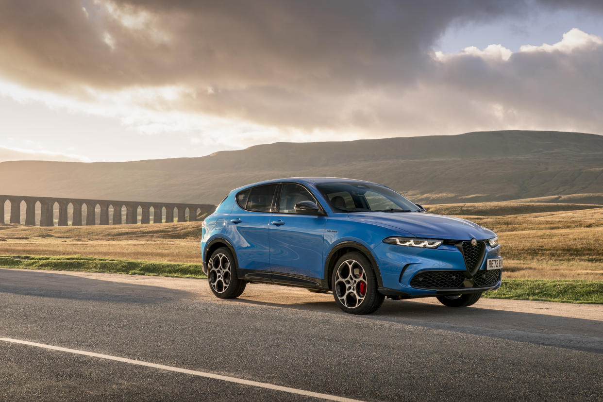 The Tonale sits beneath the Stelvio in the SUV range. (Alfa Romeo)