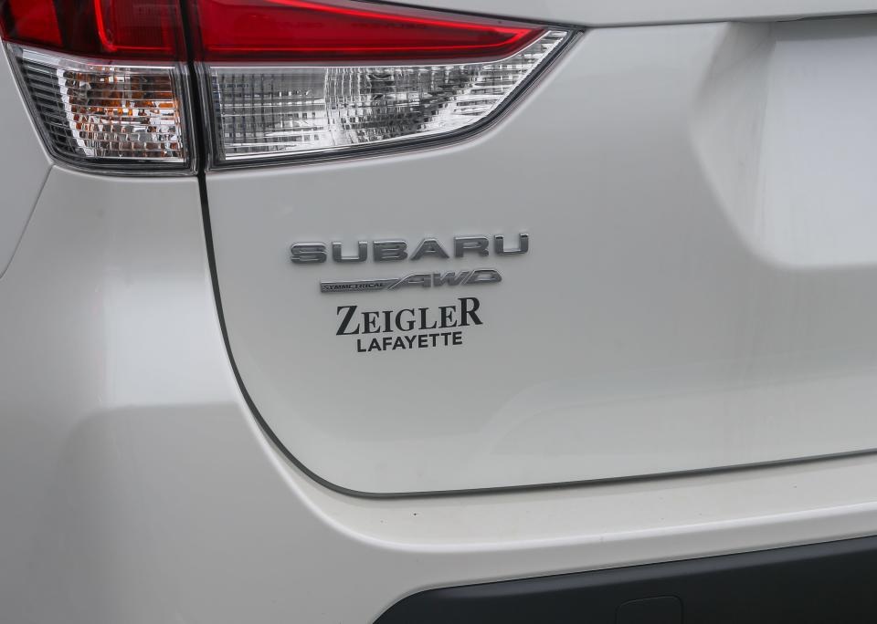 The Zeigler Auto Group logo on the new Subarus after Bob Rohrman Subaru sold its Lafayette and Fort Wayne to Zeigler Auto Group, on Tuesday, Aug. 15, 2023, in Lafayette.