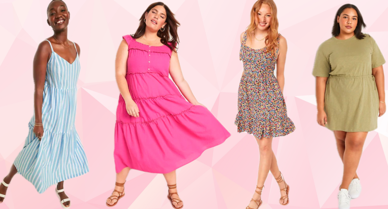 We're loving these affordable Old Navy dresses for spring. 