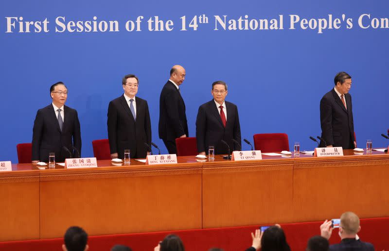 News conference after the closing session of the National People's Congress (NPC), in Beijing
