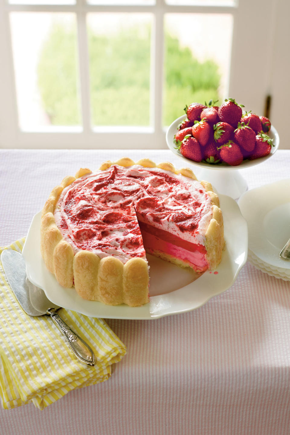 Strawberry Semifreddo Shortcake