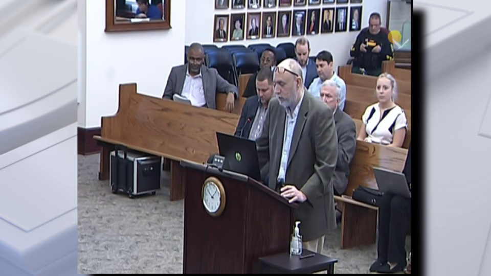 <div>Gregory Parsons speaks at a Pasco County MPO meeting in February 2023. Source: Pasco Metropolitan Planning Organization/YouTube</div>