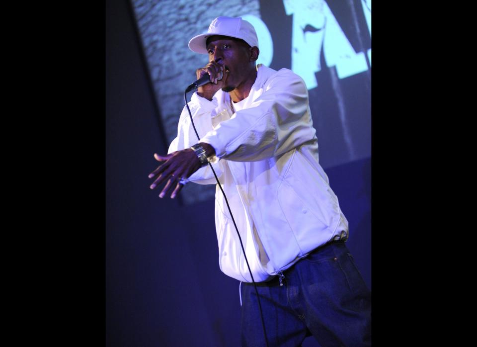 Not Pictured: Eric B. (Eric Barrier)  NEW YORK - NOVEMBER 20: Rakim performs at the Apple Store in Soho on November 20, 2009 in New York City. (Photo by Jason Kempin/Getty Images)