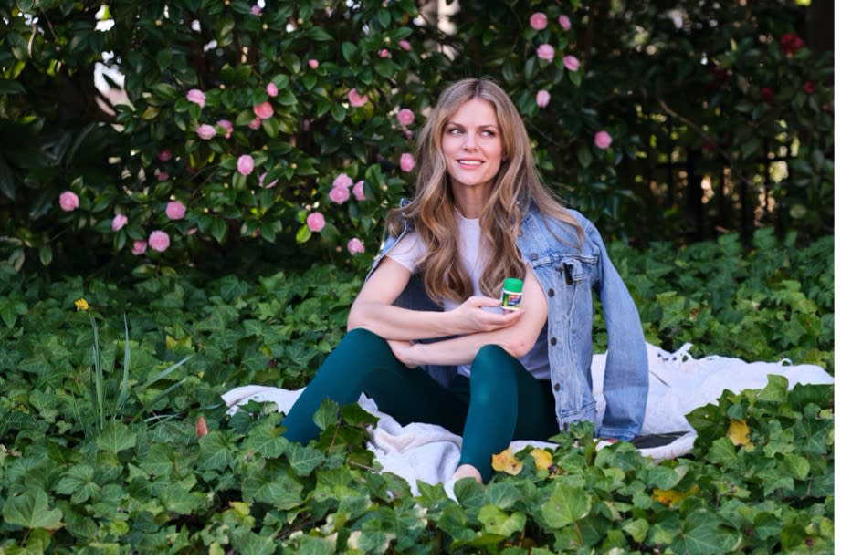 Allergy sufferer Brooklyn Decker finds relief in nature and from her allergy symptoms thanks to the full 24 hours of relief of ZYRTEC®. - Credit: Paul Little.