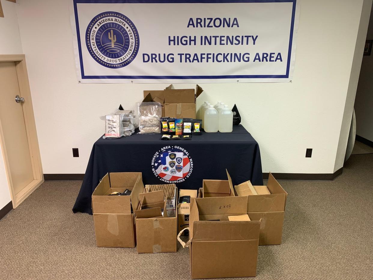 Nearly $4 million worth of illegal drugs were found in a vehicle on the Arizona-Utah border: Mohave County Sheriff's Office