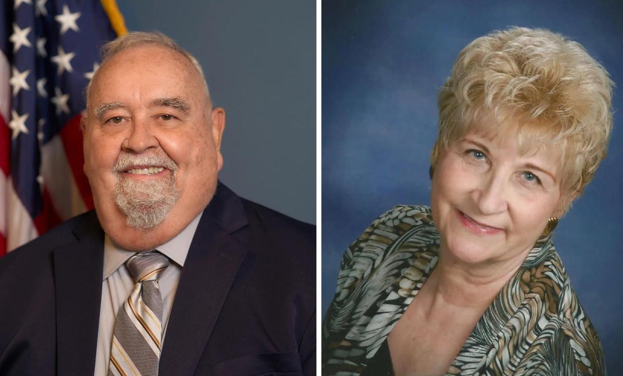 Candidates for Orange City Council District 5 include incumbent Martin Harper and newcomer Fran Darms.