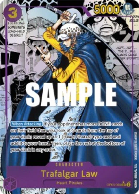 Trafalgar Law (OP05-069) Manga Rare<p>One Piece, Eiichiro Oda, Shonen Jump, Shueisha, Bandai Namco</p>
