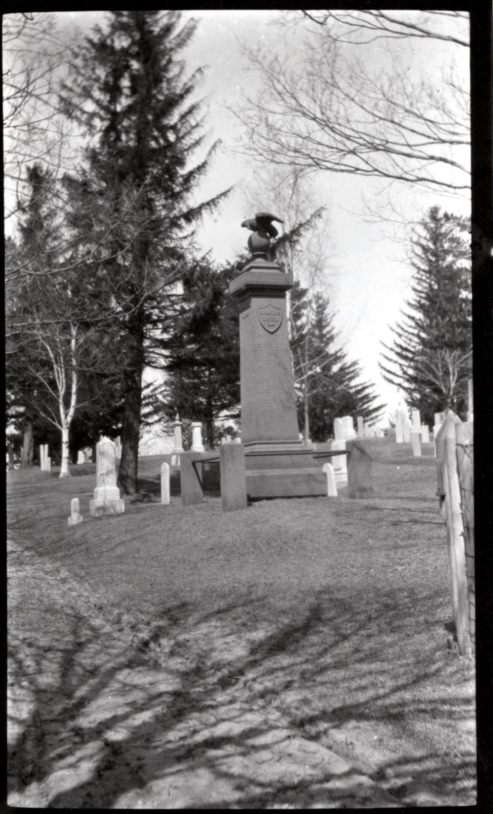 The West Bloomfield Rural Cemetery has the first Civil War monument in Ontario County. It could be seen as part of the West Bloomfield Historical Society's open house last year.