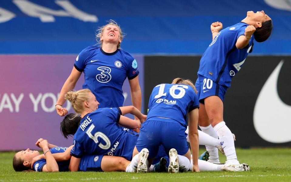 Chelsea go into the match against Tottenham on the back of their 4-1 win over Bayern Munich that sent them into the Champions League final - GETTY IMAGES