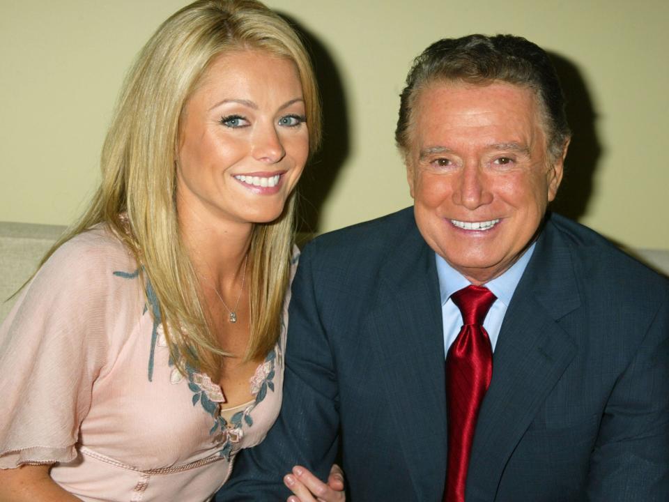 Kelly Ripa and Regis Philbin in October 2004.