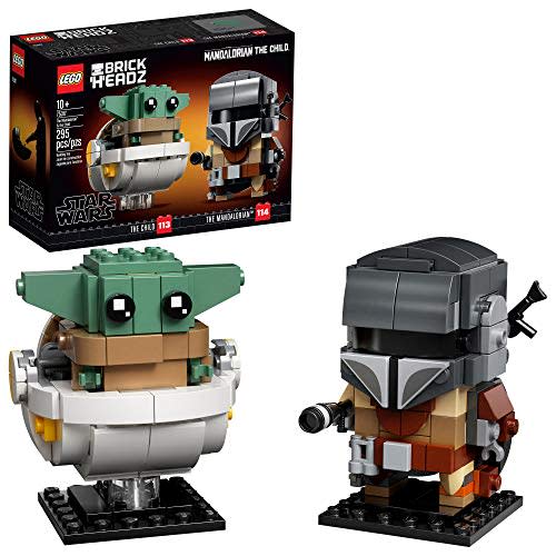 LEGO BrickHeadz Star Wars The Mandalorian & The Child 75317 Building Kit, Toy for Kids and Any Star Wars Fan Featuring Buildable The Mandalorian and The Child Figures, New 2020 (295 Pieces) (Amazon / Amazon)