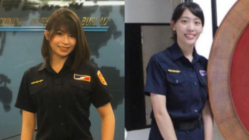 北市保大女警許于婕（左）、黃書伶（右）。（圖／翻攝自許于婕IG、TVBS）