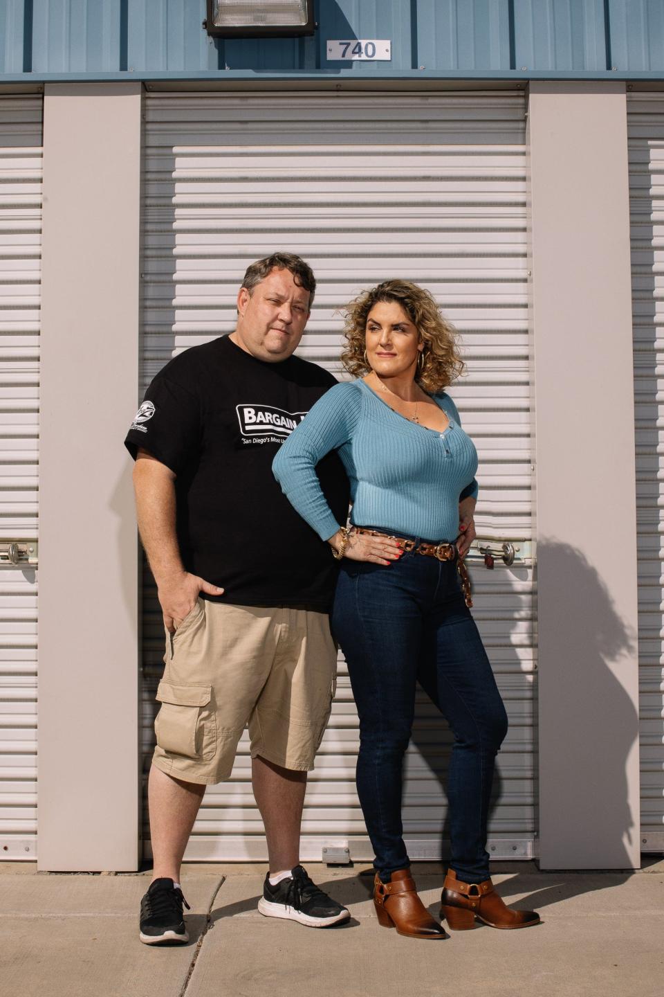 Rene, left, and Casey Nezhoda pose together. Rene's father, "Storage Wars" star Gunter Nezhoda, died Tuesday following a battle with lung cancer.