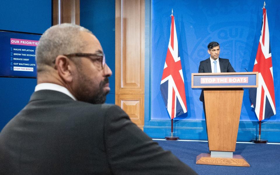 Home Secretary James Cleverly and the Prime Minister are under pressure to scrap the right for asylum seekers to work