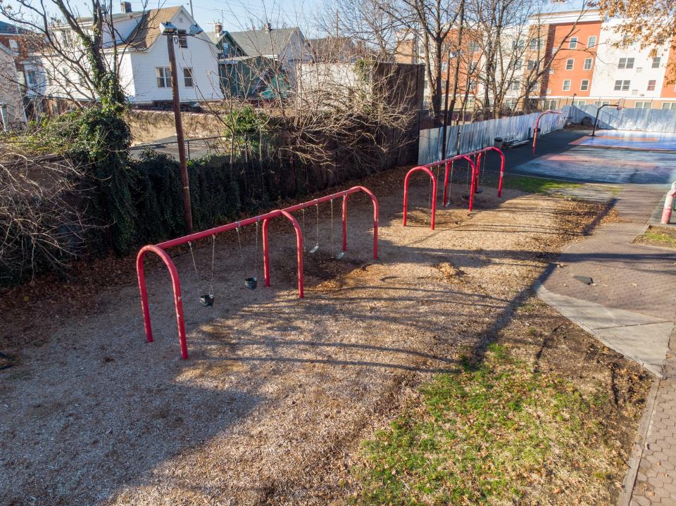 Current playground at Passaic's Colonel Johnson Park on Harrison Street