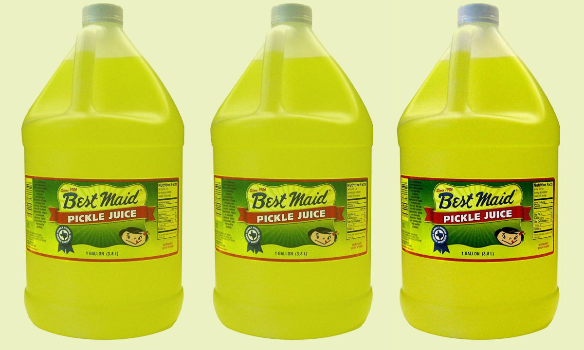 One-Gallon Jug of Pickle Juice Available on