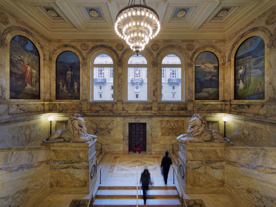 The Boston Public Library, Boston, Massachusetts