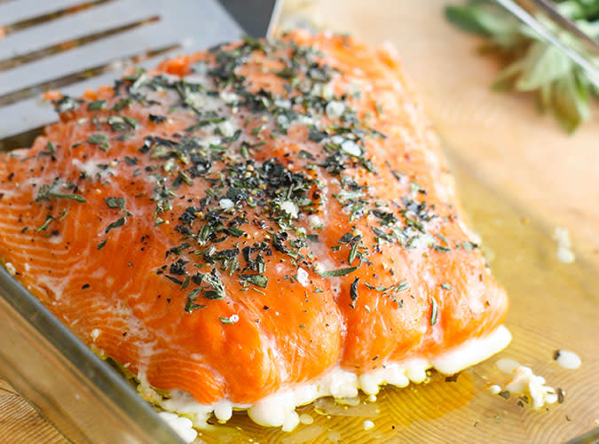 Slow Roasted Salmon