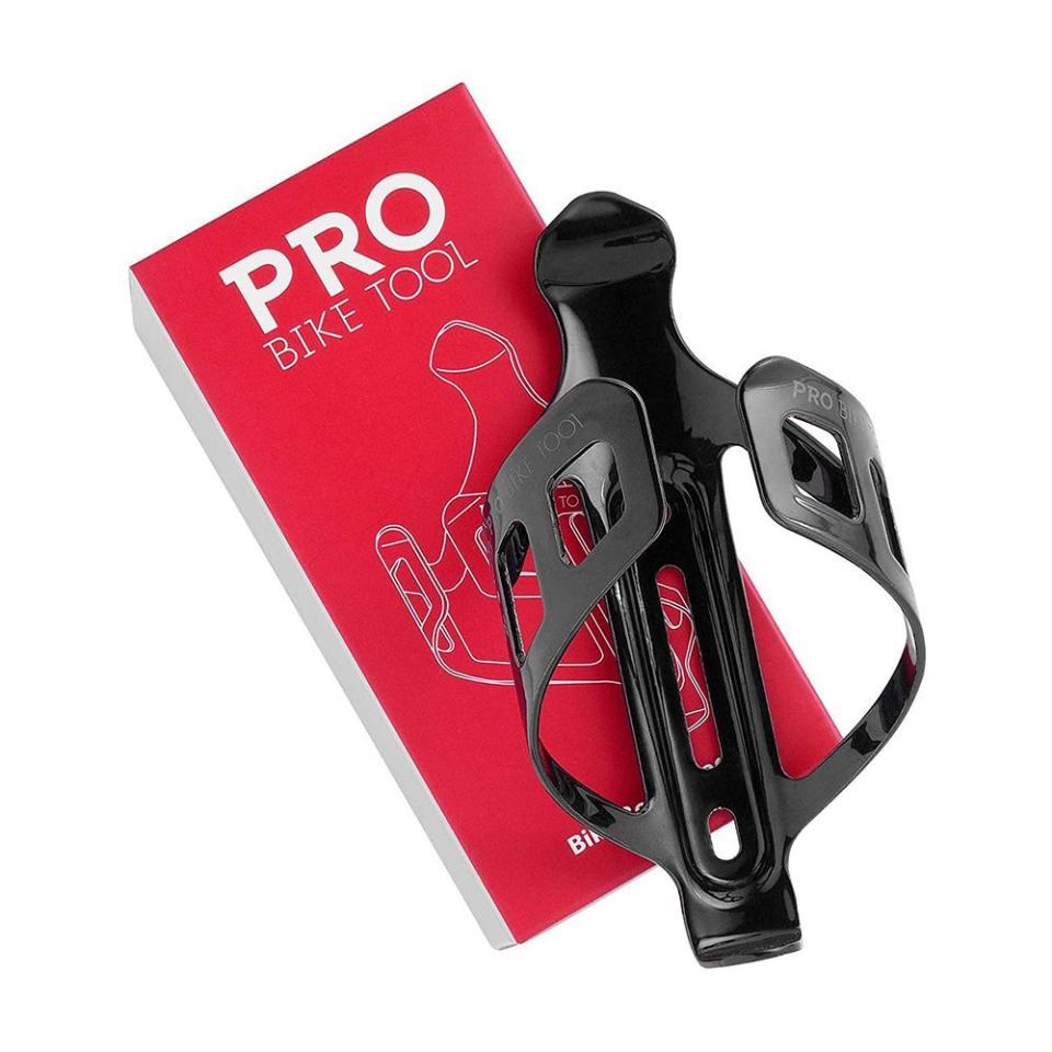 <p><strong>PRO BIKE TOOL</strong></p><p>amazon.com</p><p><strong>$15.99</strong></p><p><a href="https://www.amazon.com/dp/B017RPEXLC?tag=syn-yahoo-20&ascsubtag=%5Bartid%7C2089.g.1647%5Bsrc%7Cyahoo-us" rel="nofollow noopener" target="_blank" data-ylk="slk:Shop Now;elm:context_link;itc:0;sec:content-canvas" class="link ">Shop Now</a></p><p>Every rider needs a place to keep their water bottle. This clean, simple cage attaches to the main tube on any road or mountain bike. It keeps your water within easy reach, and it's designed to grip your bottle tightly so it doesn't jar loose and leave you cotton-mouthed. </p>