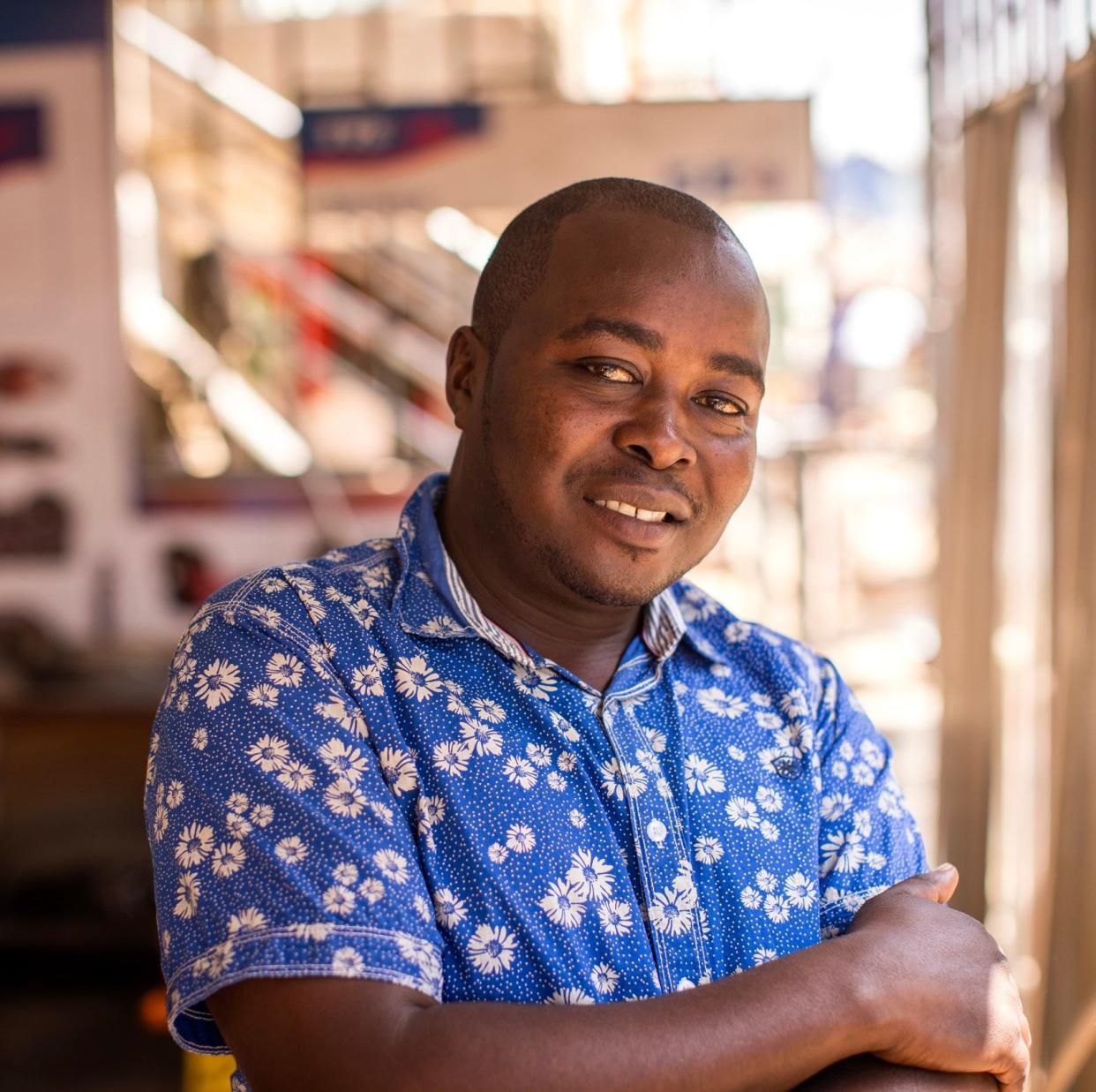 Elly Kegode has become a road safety advocate after he lost a finger and suffered a serious head injury in a crash