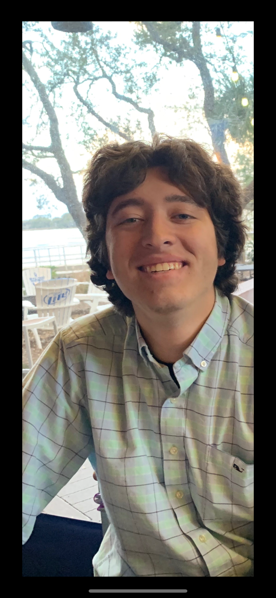 Kyle Edgar, 20,  had all the symptoms of the flu after socializing with what he estimates were thousands of people during spring break. He's in remission from bone cancer and was able to get tested.