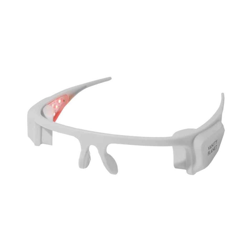 <p><a href="https://www.vanityplanet.com/products/alya-red-led-eye-glasses?variant=39540201554022" rel="nofollow noopener" target="_blank" data-ylk="slk:Shop Now;elm:context_link;itc:0;sec:content-canvas" class="link ">Shop Now</a></p><p>Anti-Aging Red LED Eye Glasses</p><p>vanityplanet.com</p><p>$89.00</p>