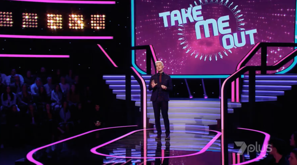 Take me out aired on Channel 7 this week. Photo: Take me out/7Plus