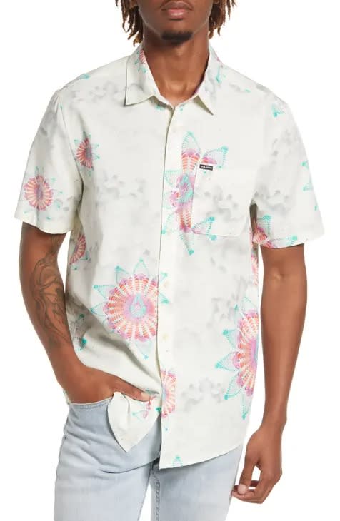 Volcom Star Shields Short Sleeve Button-Up Shirt