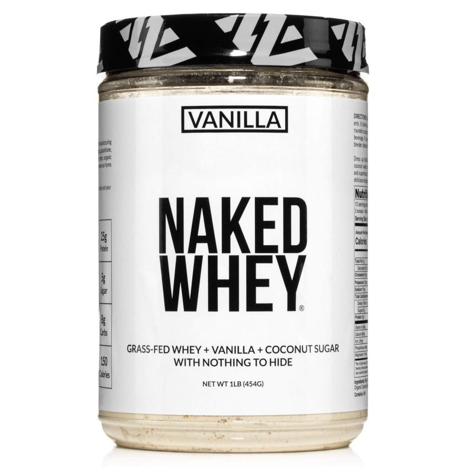 <p>Naked Whey</p><p>amazon.com</p><p>$23.99</p><p><a href="https://www.amazon.com/dp/B0787RNSPQ?tag=syn-yahoo-20&ascsubtag=%5Bartid%7C2141.a.20440938%5Bsrc%7Cyahoo-us" rel="nofollow noopener" target="_blank" data-ylk="slk:Shop Now;elm:context_link;itc:0;sec:content-canvas" class="link ">Shop Now</a></p><span class="copyright">Amazon</span>