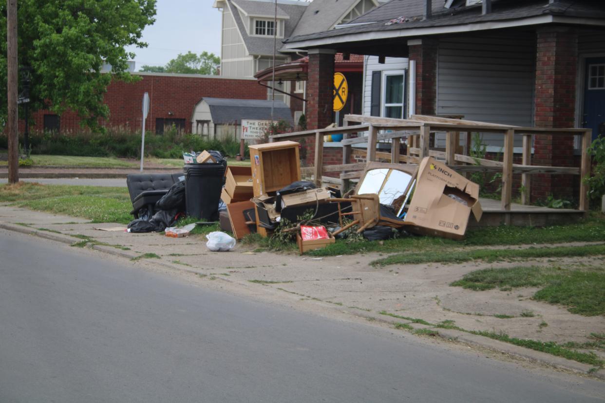 Martinsville Mayor Kenny Costin said when landlords evict tenants from apartments, they put the left over items on the sidewalk for the city to pick up.
