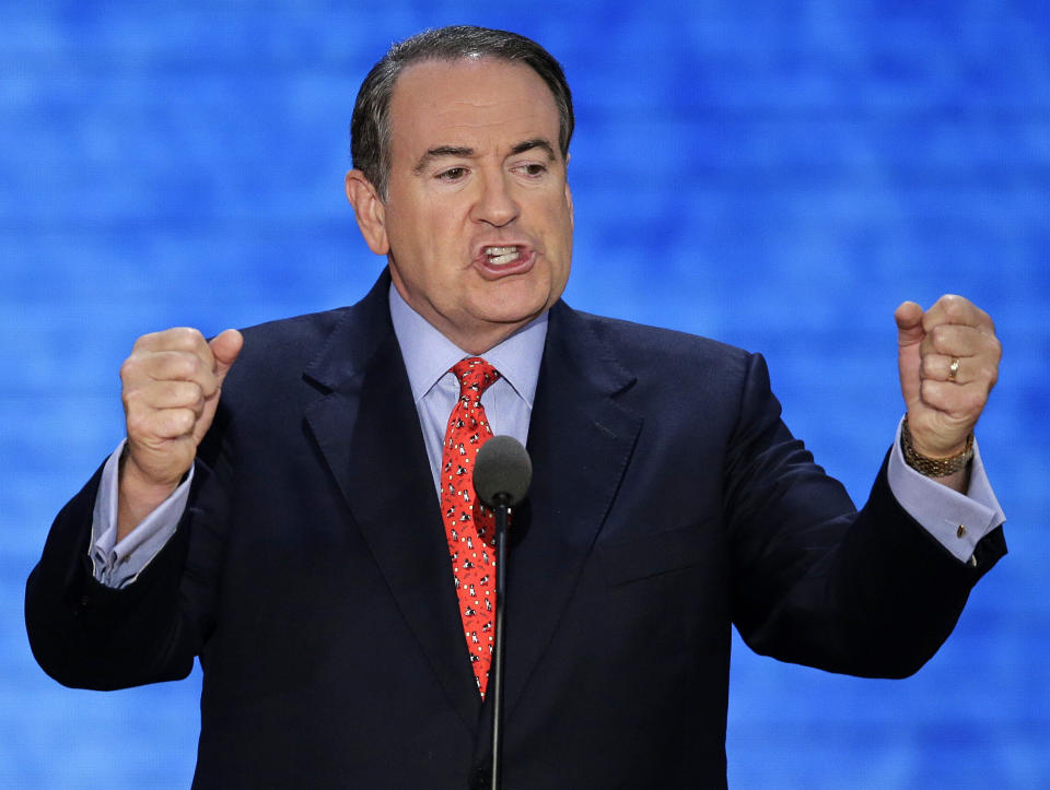 Appearing on a radio program, Huckabee <a href="http://www.huffingtonpost.com/2014/08/06/mike-huckabee-impeachment_n_5655636.html?utm_hp_ref=mike-huckabee" target="_blank">said</a> that President Barack Obama had done things that were "worthy" of impeachment, but suggested that impeaching the president would be pointless because Democrats in the Senate would block it.  Huckabee later <a href="http://www.huffingtonpost.com/2014/08/11/mike-huckabee-impeachment_n_5669605.html?utm_hp_ref=mike-huckabee" target="_blank">retreated</a> from the comments, saying: "I think impeachment ought to be something that would be used in the rarest and most unusual of circumstances, and because a person has perhaps exceeded his authority, and in this case I believe the president has in a number of areas, doesn't mean that's advisable."