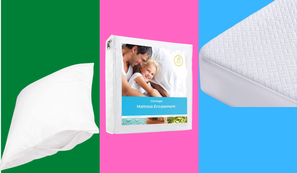 pillow protector, mattress encasement, mattress protector