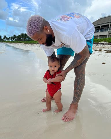 <p>Zydn Beckham Instagram</p> Odell Beckham Jr. and Zydn Beckham