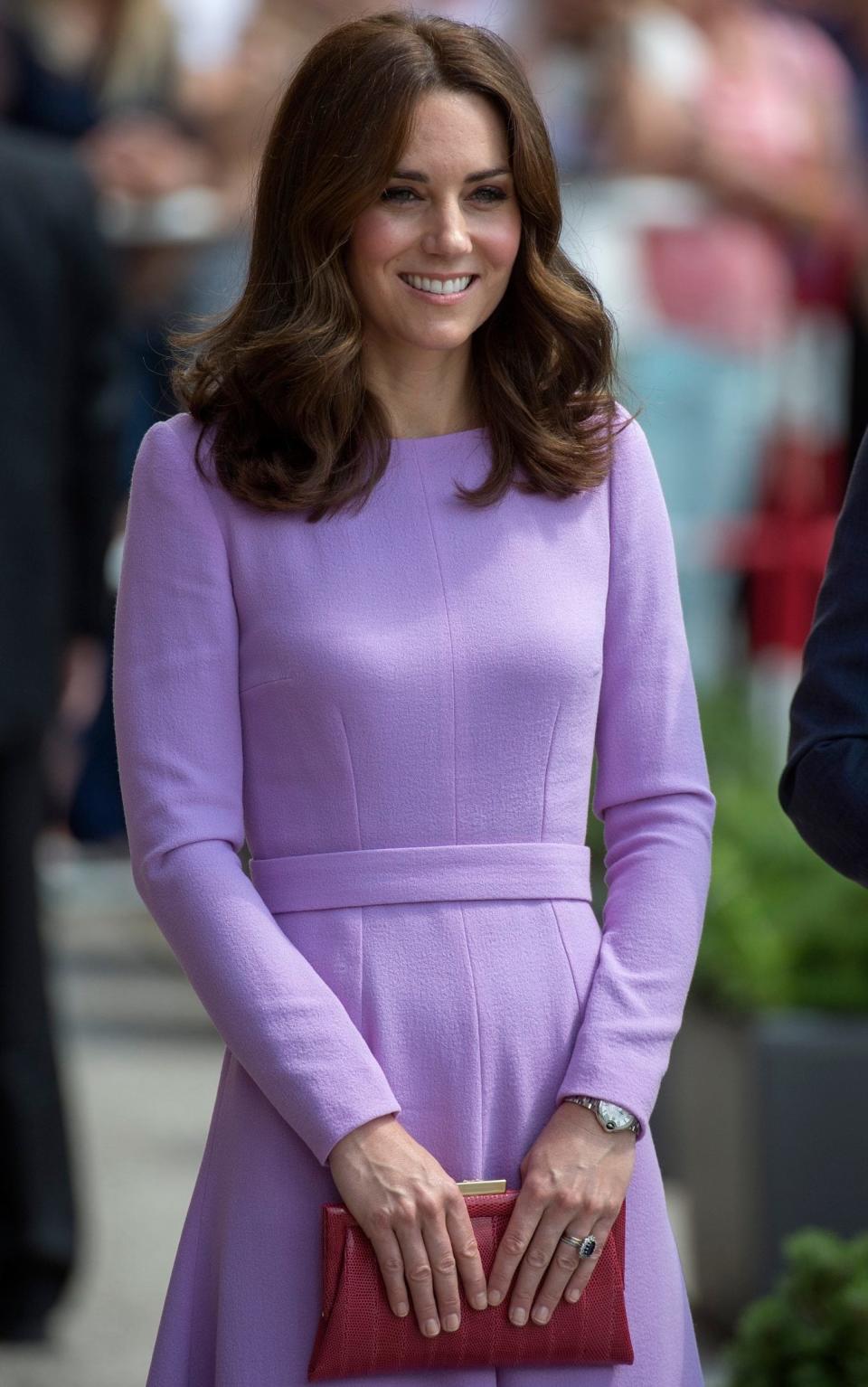 The Duchess of Cambridge arrives at the Hamburg Maritime Museum - Credit: JULIAN SIMMONDS for The Telegraph