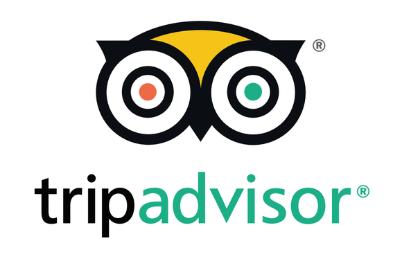 The TripAdvisor logo.